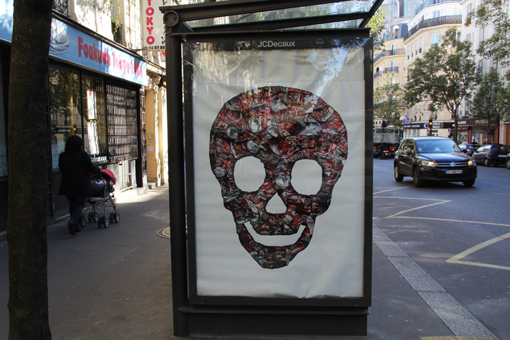Icy & Sot. Ad take over in Paris, France. 2014 (photo © Icy & Sot)